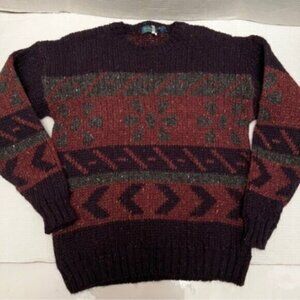 Byford 100% wool made in England unisex sweater EUC L